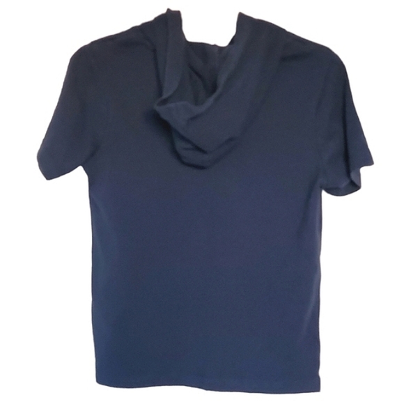 K1135 * Garanimals Shark Short Sleeve Pullover Style Hoodie Blue 4T - Picture 3 of 8